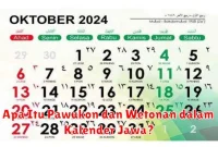Apa Itu Pawukon dan Wetonan dalam Kalender Jawa?