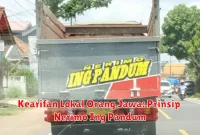 Kearifan Lokal Orang Jawa: Prinsip Nerimo Ing Pandum